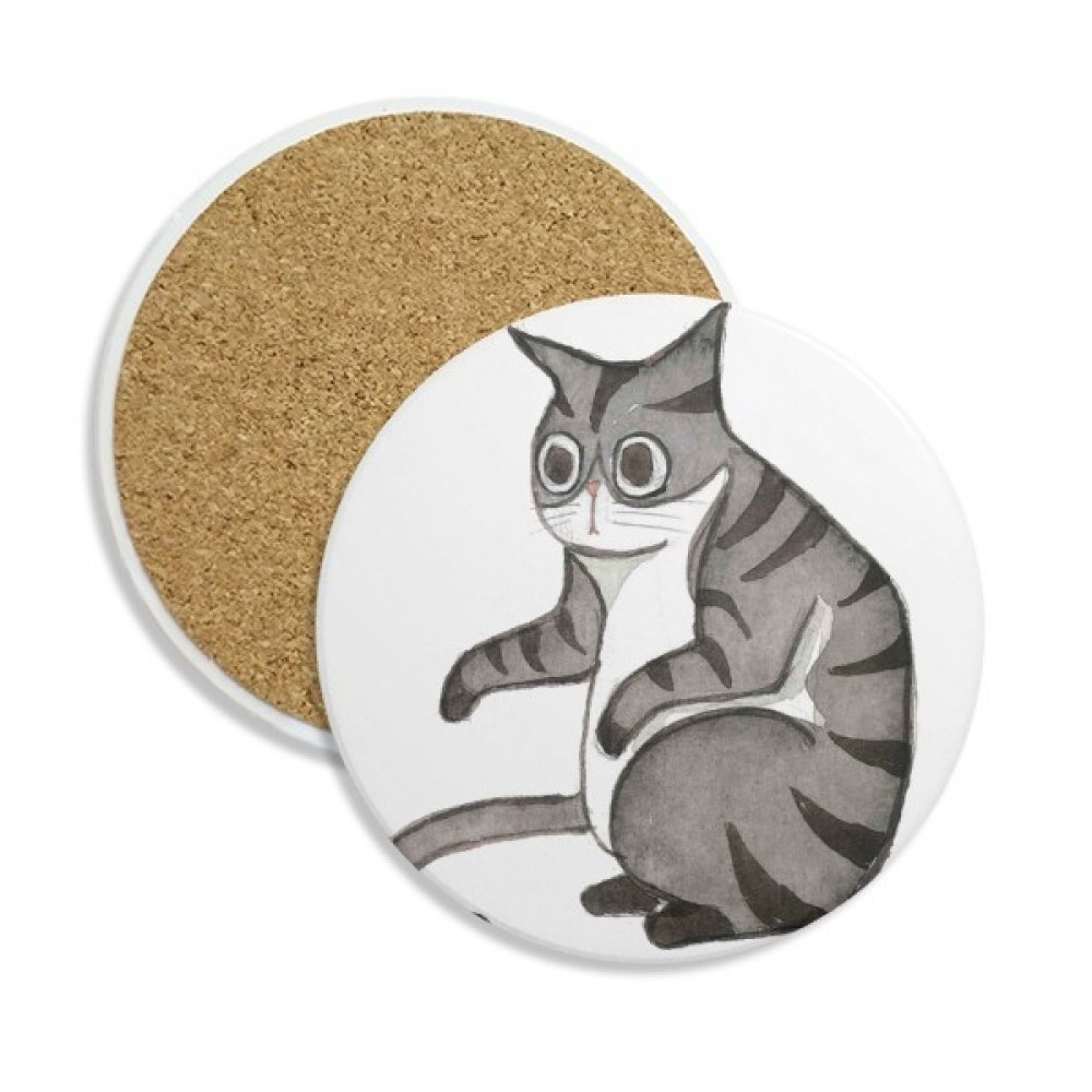 Coaster en céramique Dragon-Li cadeau idéal chat