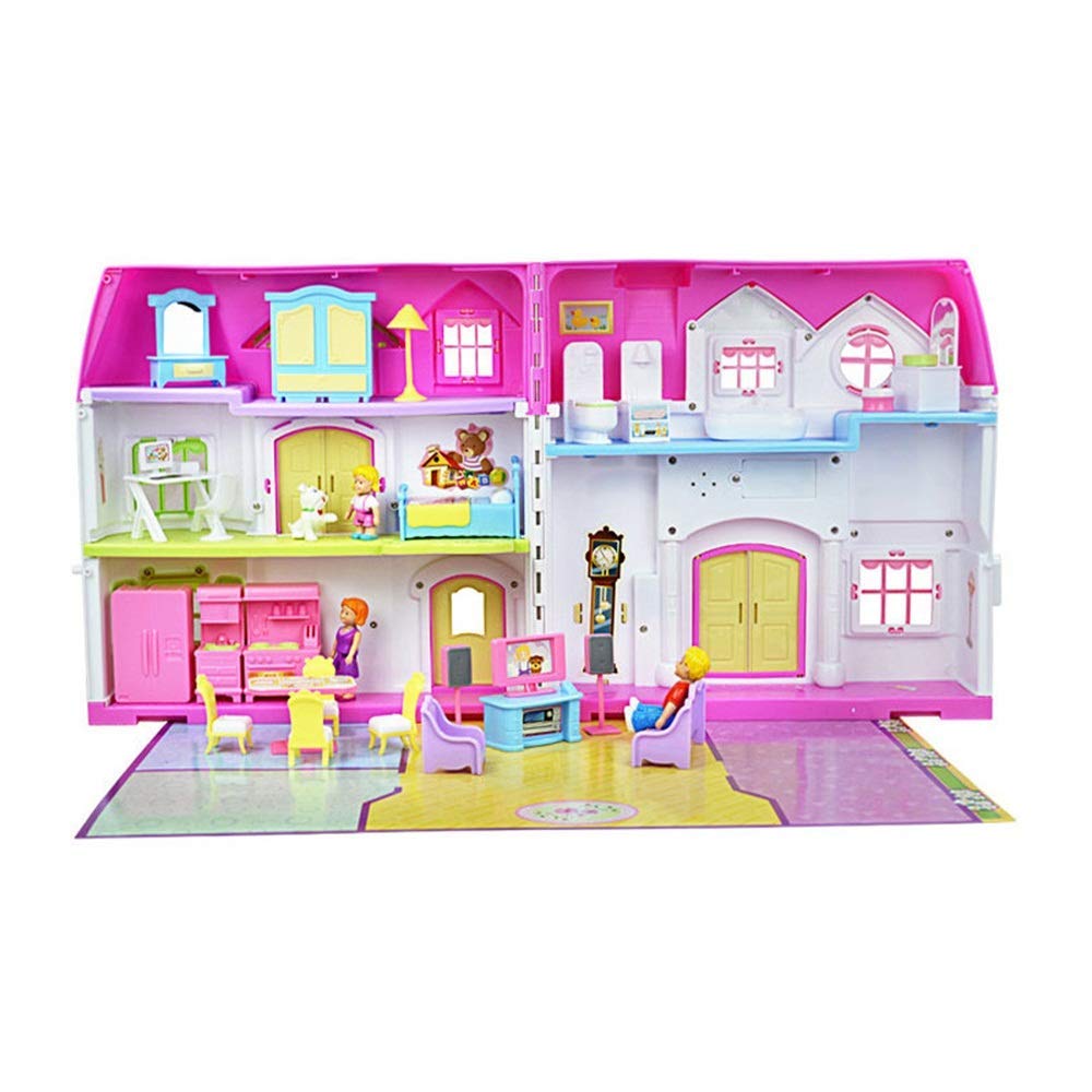 Amazon.co.jp: おもちゃミニチュアドールハウスキットマンションドール