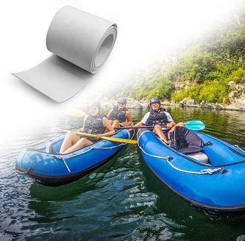 Vista 14 de GEUNTECH - Parches de reparación inflables de PVC para balsa inflable, barco, canoa, kayak Negro