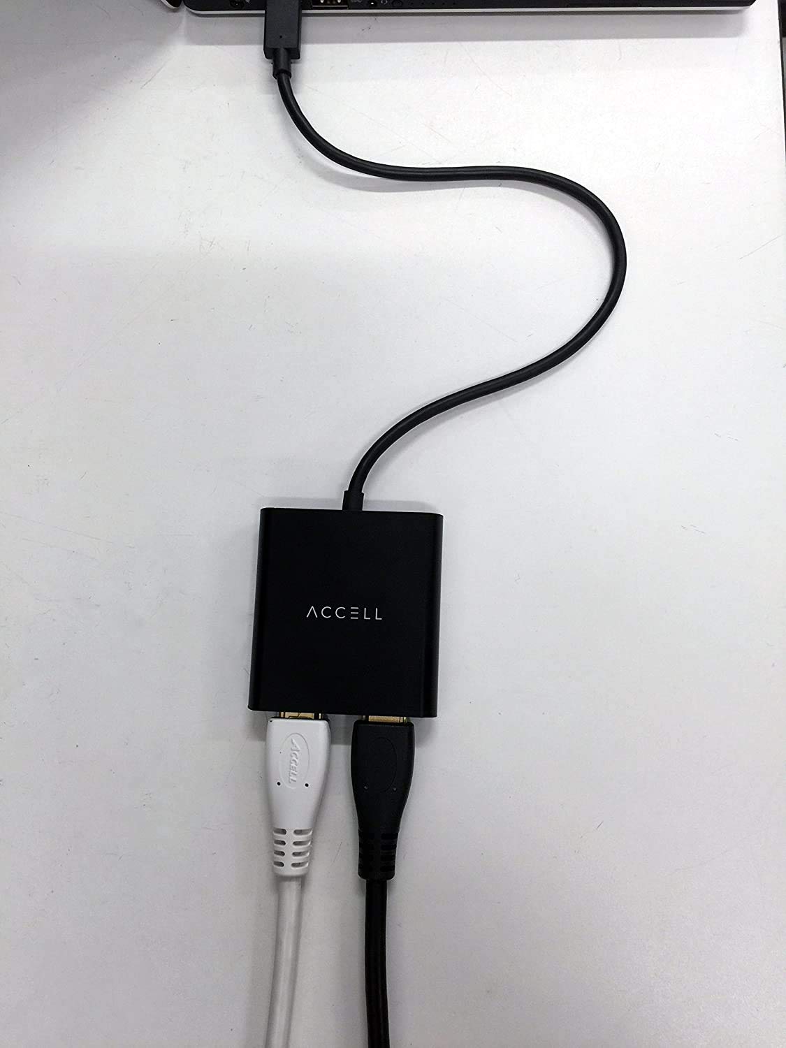 Accell u227b-001b USB-C a HDMI, adattatore multi-monitor nero Nero 2 HDMI Outputs