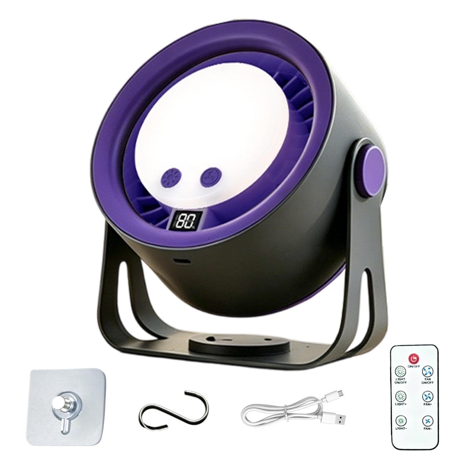 Ventilateur de table 2 en 1 pour travailler au frais à la maison