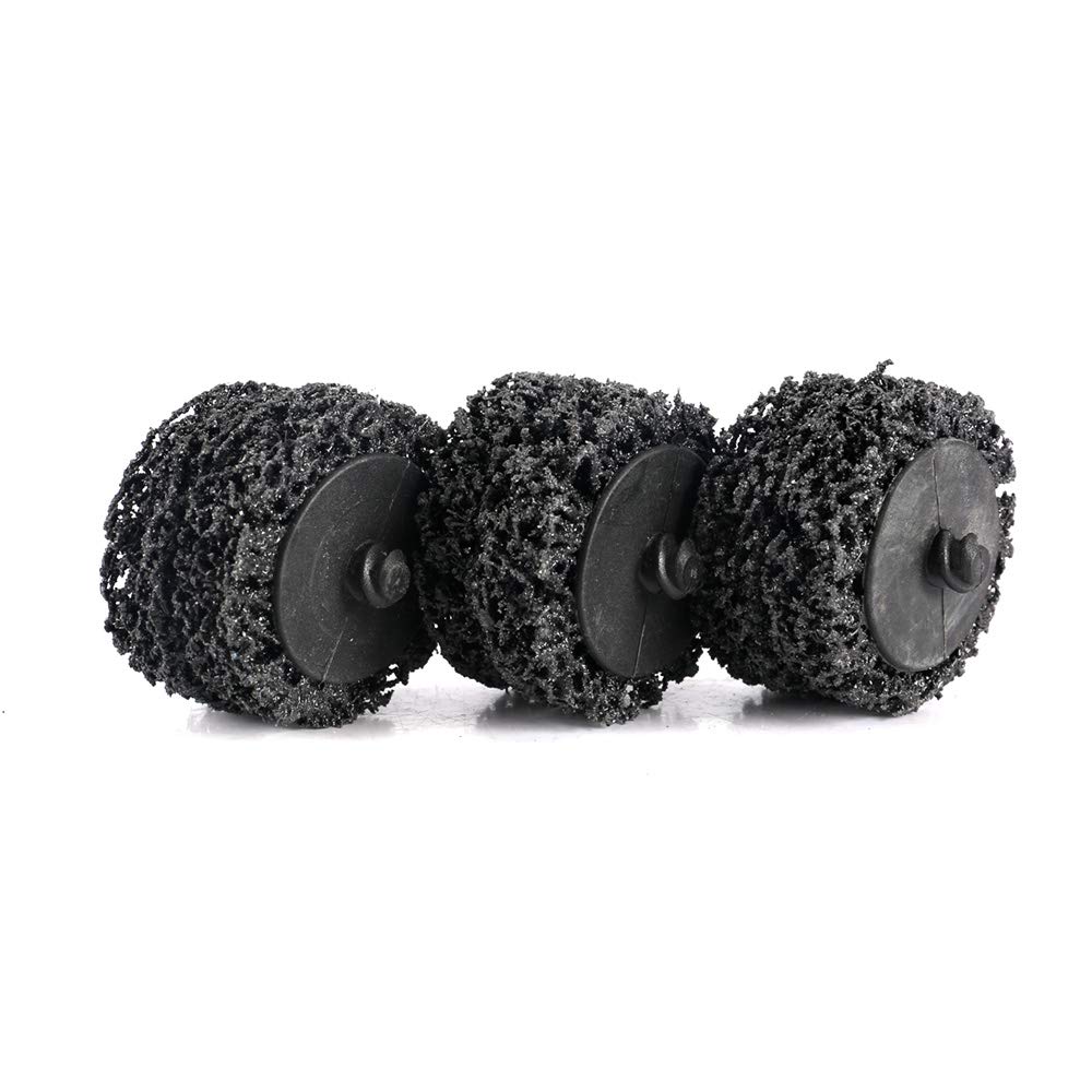 10 Pack 2" Strip Disc Rust Removal Wheel,Angle Grinder Disc Wheel,2 inch Quick Change Easy Strip & Clean Discs (Black)
