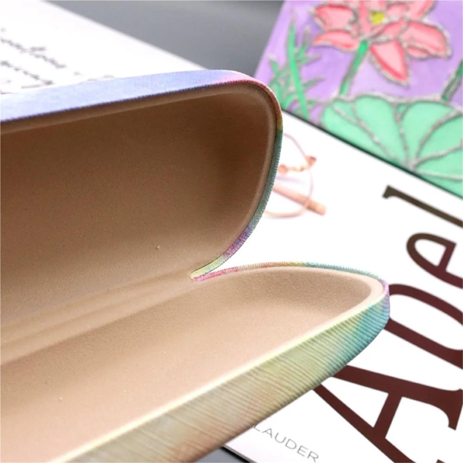 estuche para gafas, Estuche for gafas de sol Colour Cloud, caja for retro, almacenamiento for hombres y mujeres