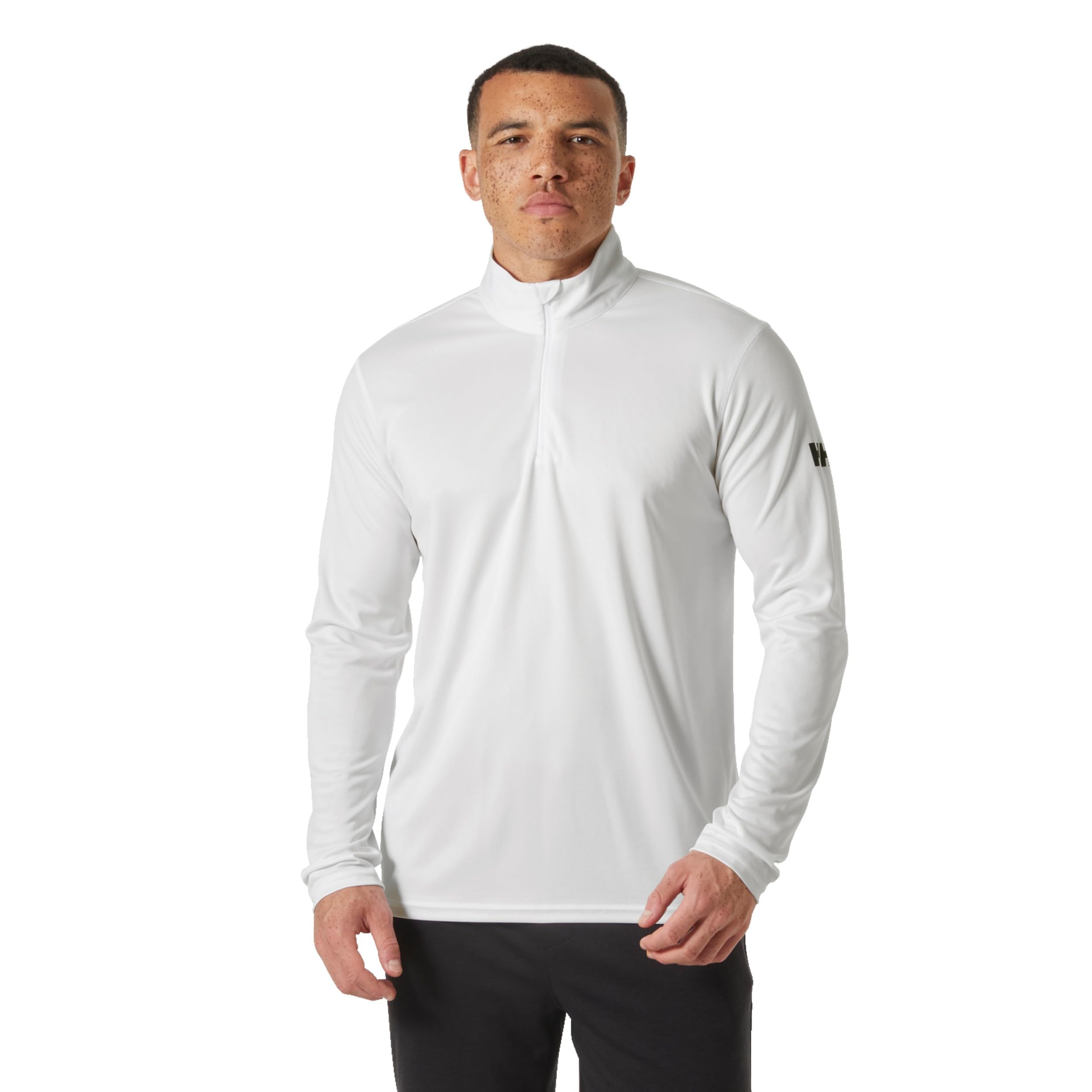 Helly Hansen Men's HH Tech 1/2 Zip 2.0, 001 White, Medium at