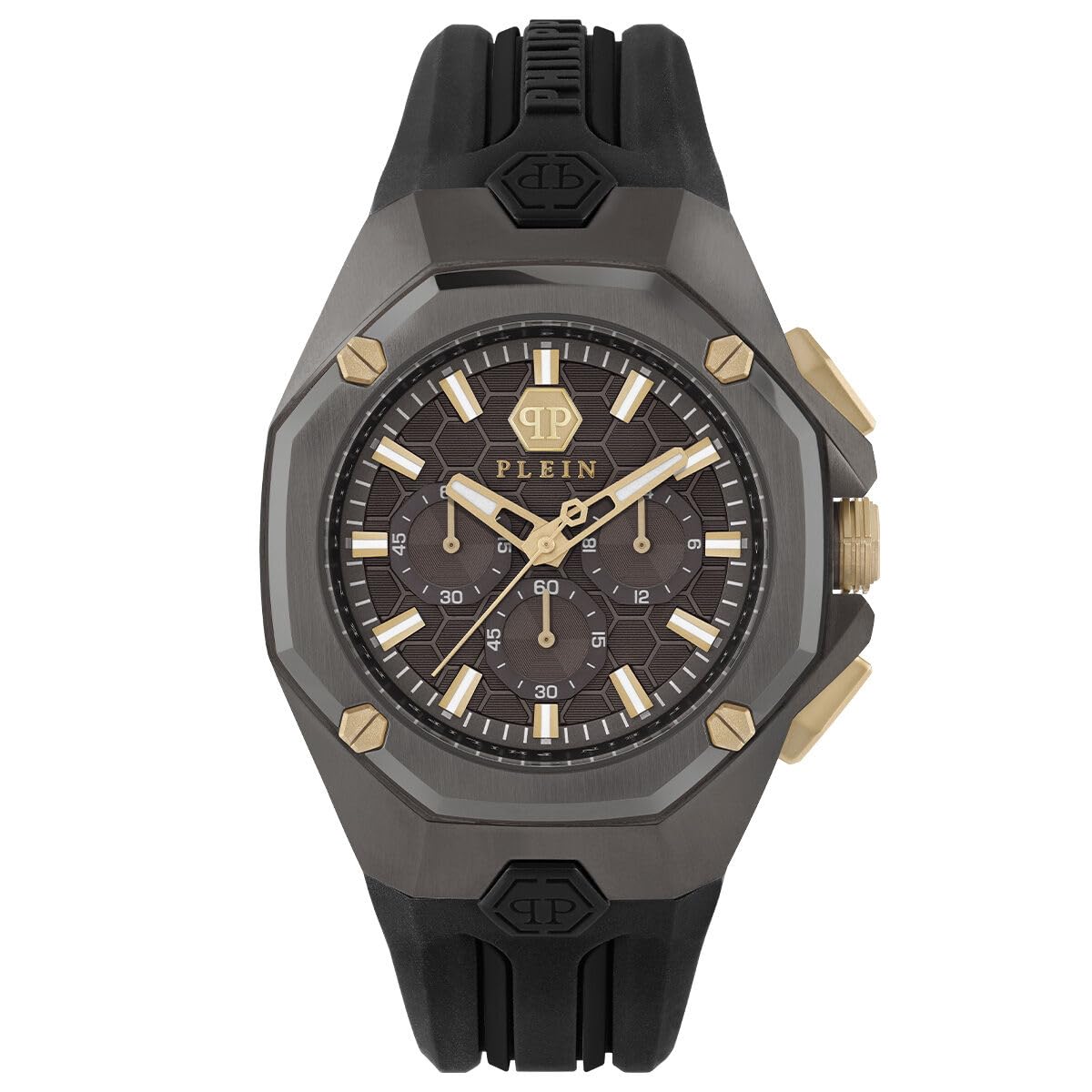 Philipp Plein Men Chronograph Quartz Watch Octagon