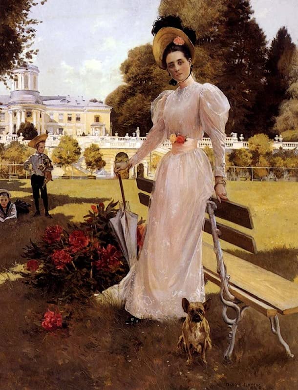Portrait princesse Yusupova 58x90 cm pour une décoration de salon élégante