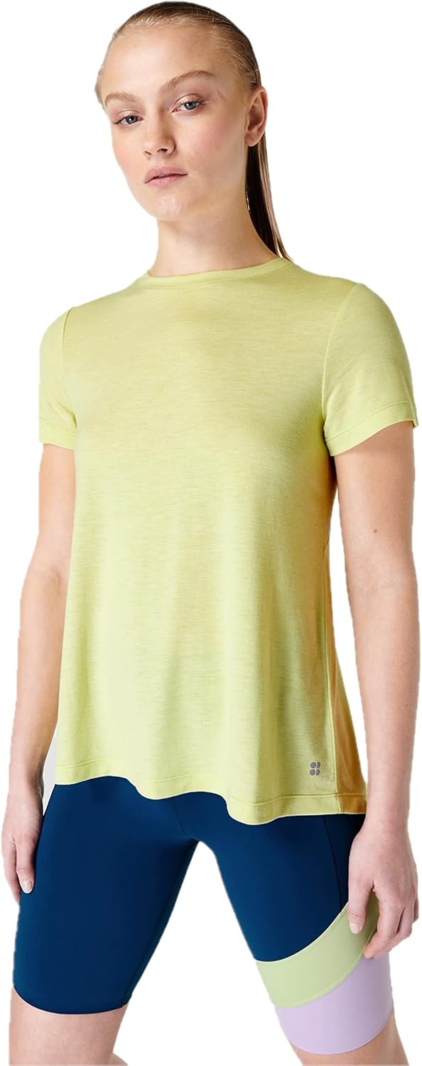 Sweaty Betty Women's Focus Training Crewneck Short Sleeve Workout T-Shirt