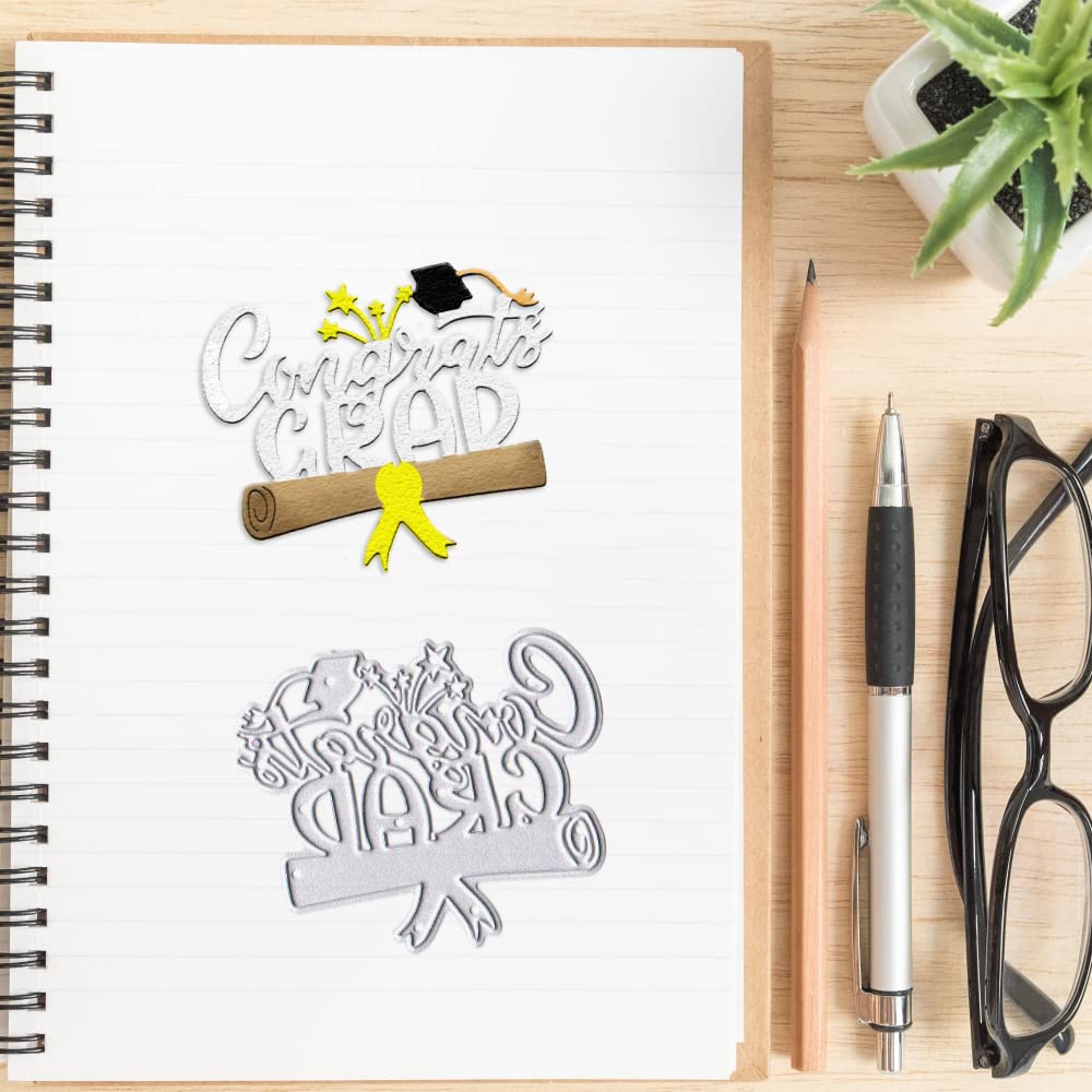 Grad Words Scrapbooking Dies Graduation Cutting Dies - Congrats Grad Words ...