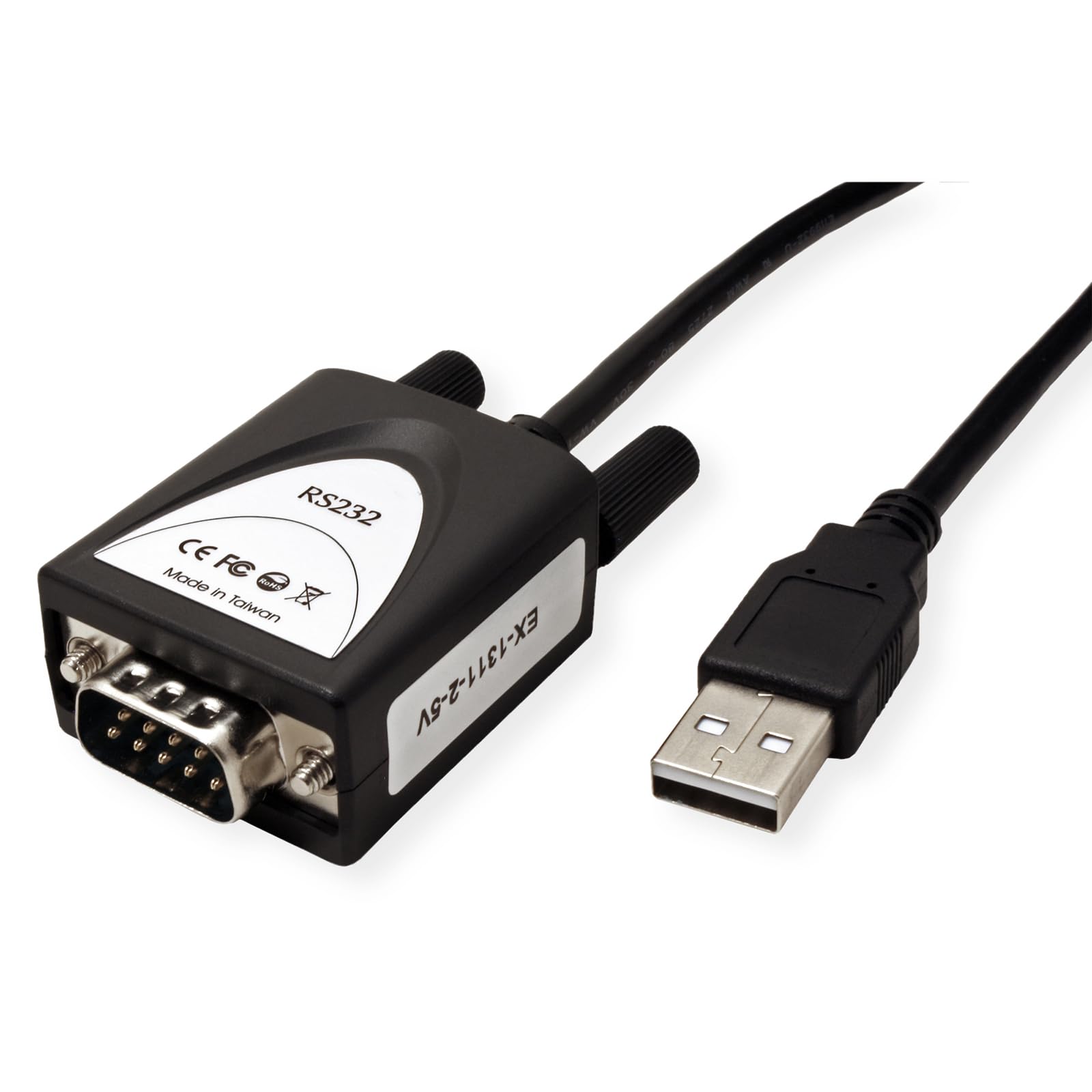 EXSYS EX-1311-2-5V USB 2.0 zu Seriell RS-232mit 5Volt Spannung auf Pin 9
