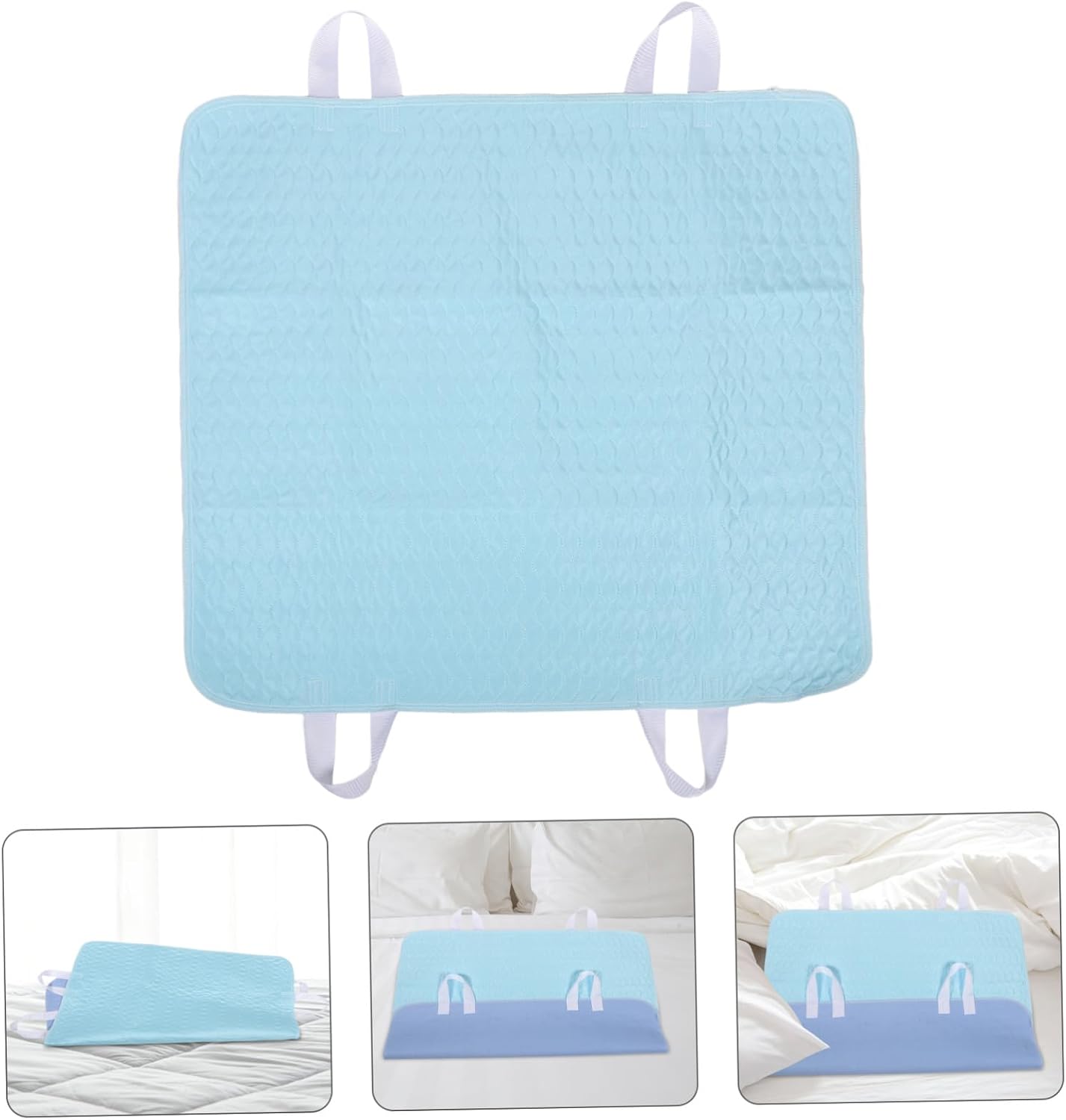 Reusable Bed Pads with Handles Soft Absorbent Mattress Firming Pad Protective Changing Liner for Elderly Adults and Reliable Leak Barrier for Incontinence Care