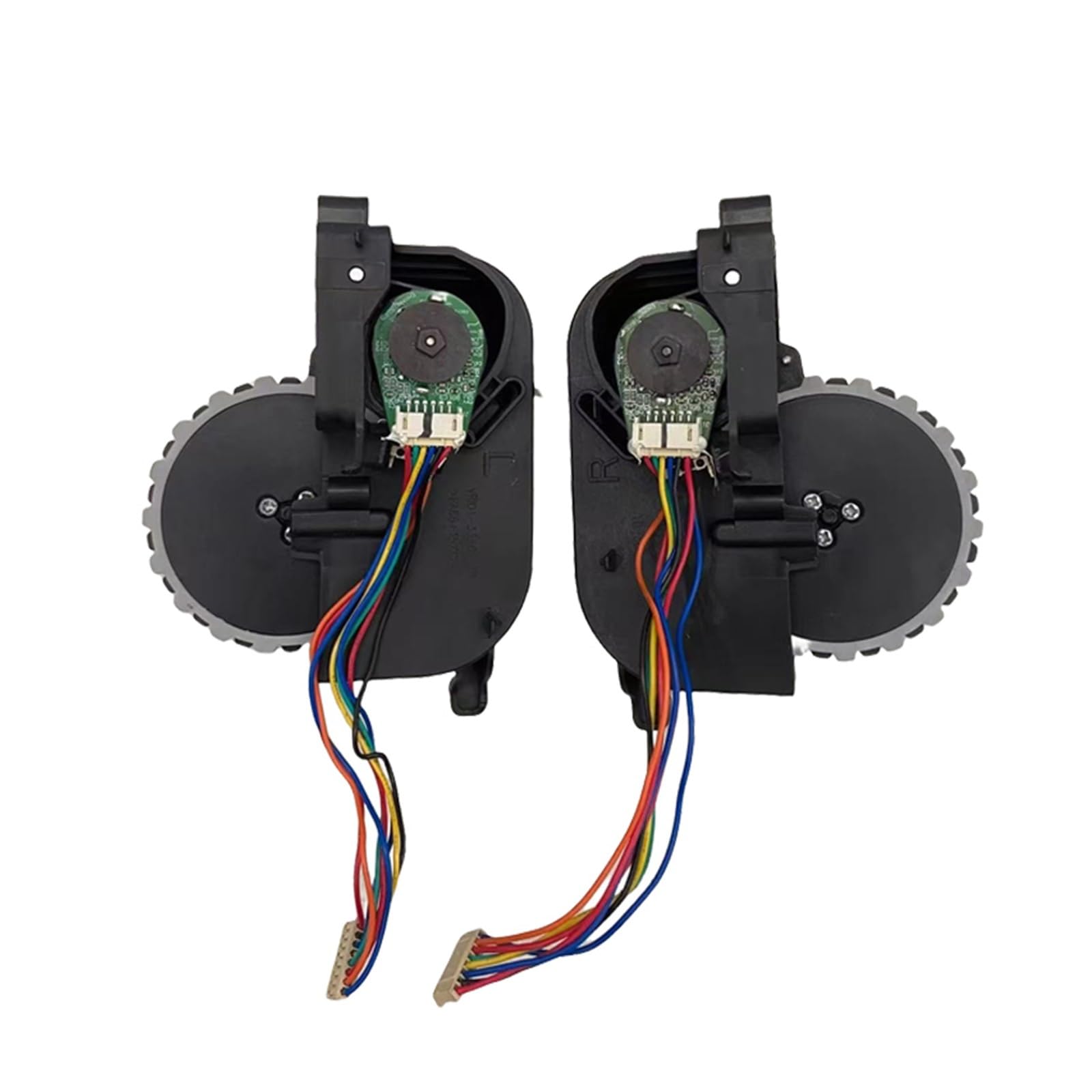 PORRSYDCD Vacuum Cleaner Wheel Motor，Compatible With Samsung VR05R5050WK，Compatible With Midea VCR08 MR09 I5 Young/iExtra/i9 EYE Robotic Vacuum Cleaner Parts(L and R wheel)