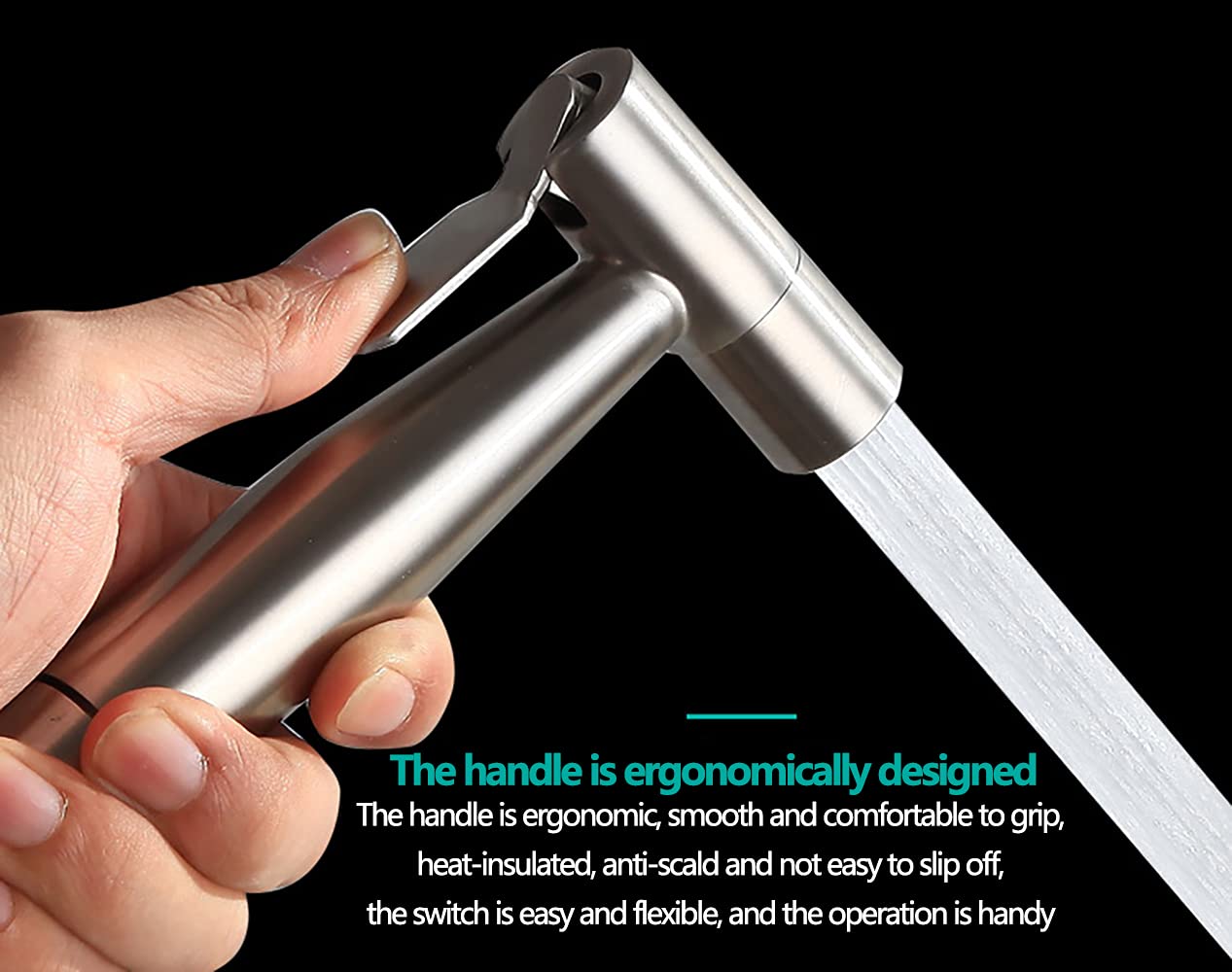 Handheld Bidet Toilet Sprayer Set With Single Mode Spray Head - View #13