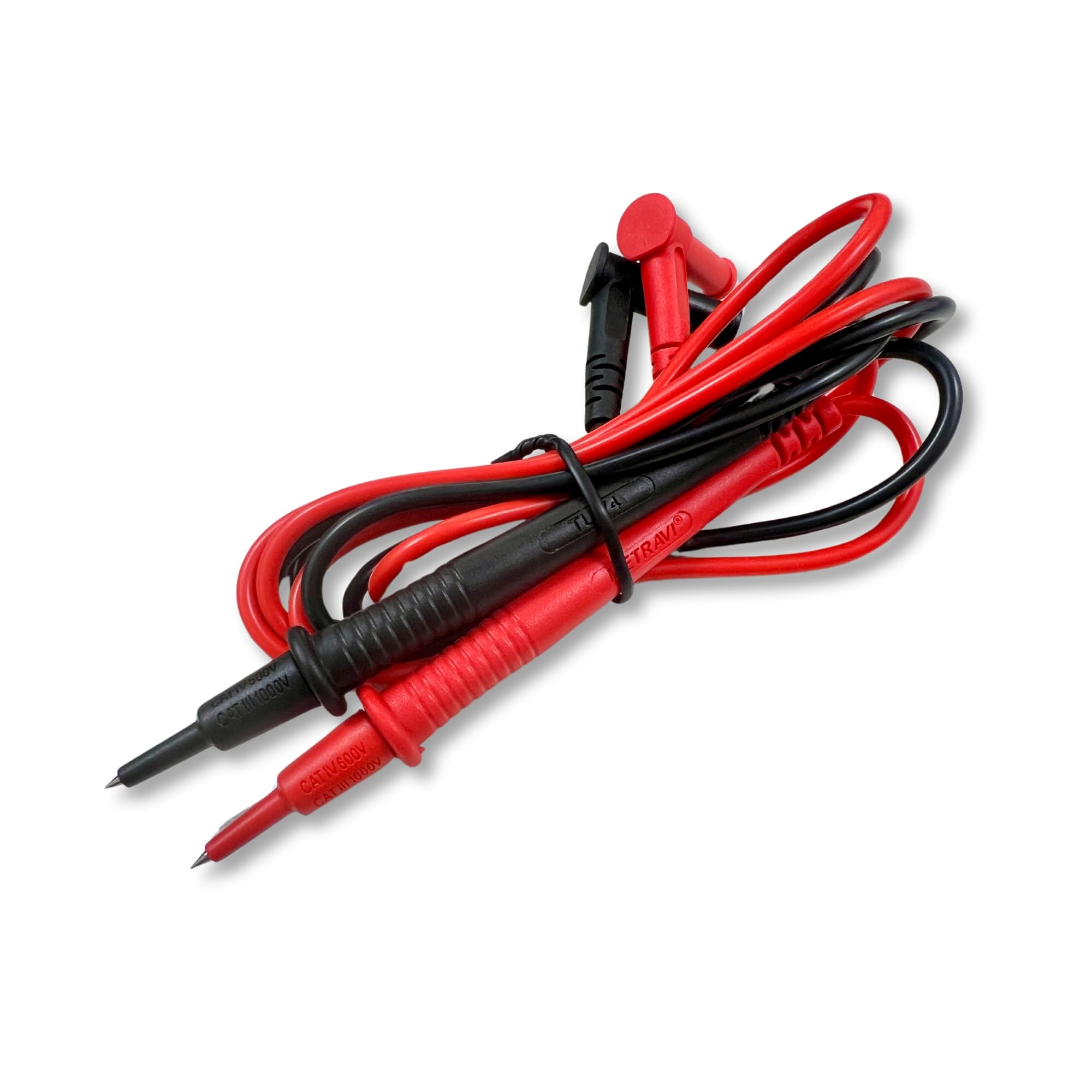 Metravi TL-74 Insulated Silicon Test Leads CATIII 1000V CAT IV 600V (for Multimeters & Clamp Meters)-image-11