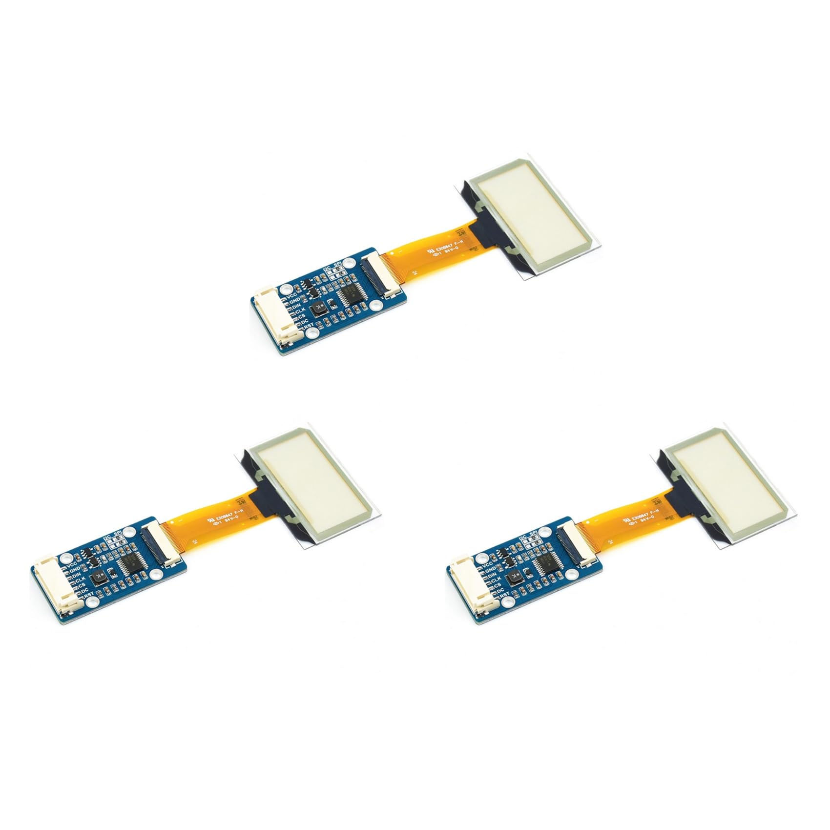 3Satz 1,51 Transparentes Blaues OLED-Displaymodul 128 X 64 SPI/-Schnittstelle