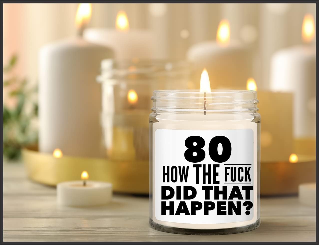 80th Birthday Candle