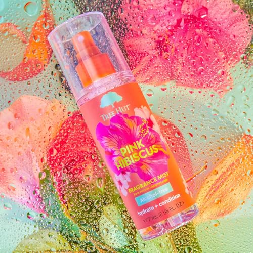 Image of Tree Hut Pink Hibiscus Hair & Body Mist, 6 Fl Oz