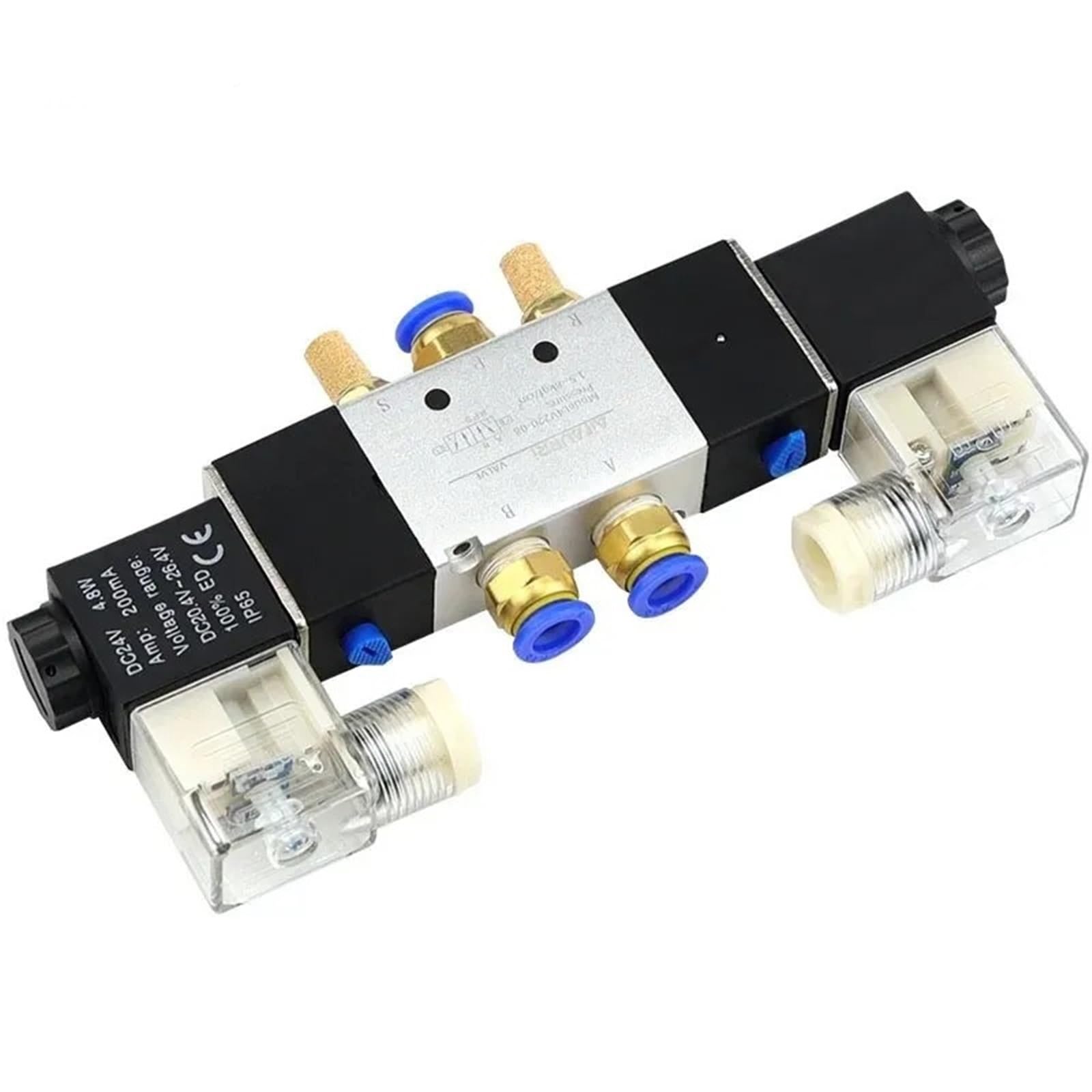 Distributeur 4V220-08 12V pour un contrôle précis d'air comprimé 1/4"