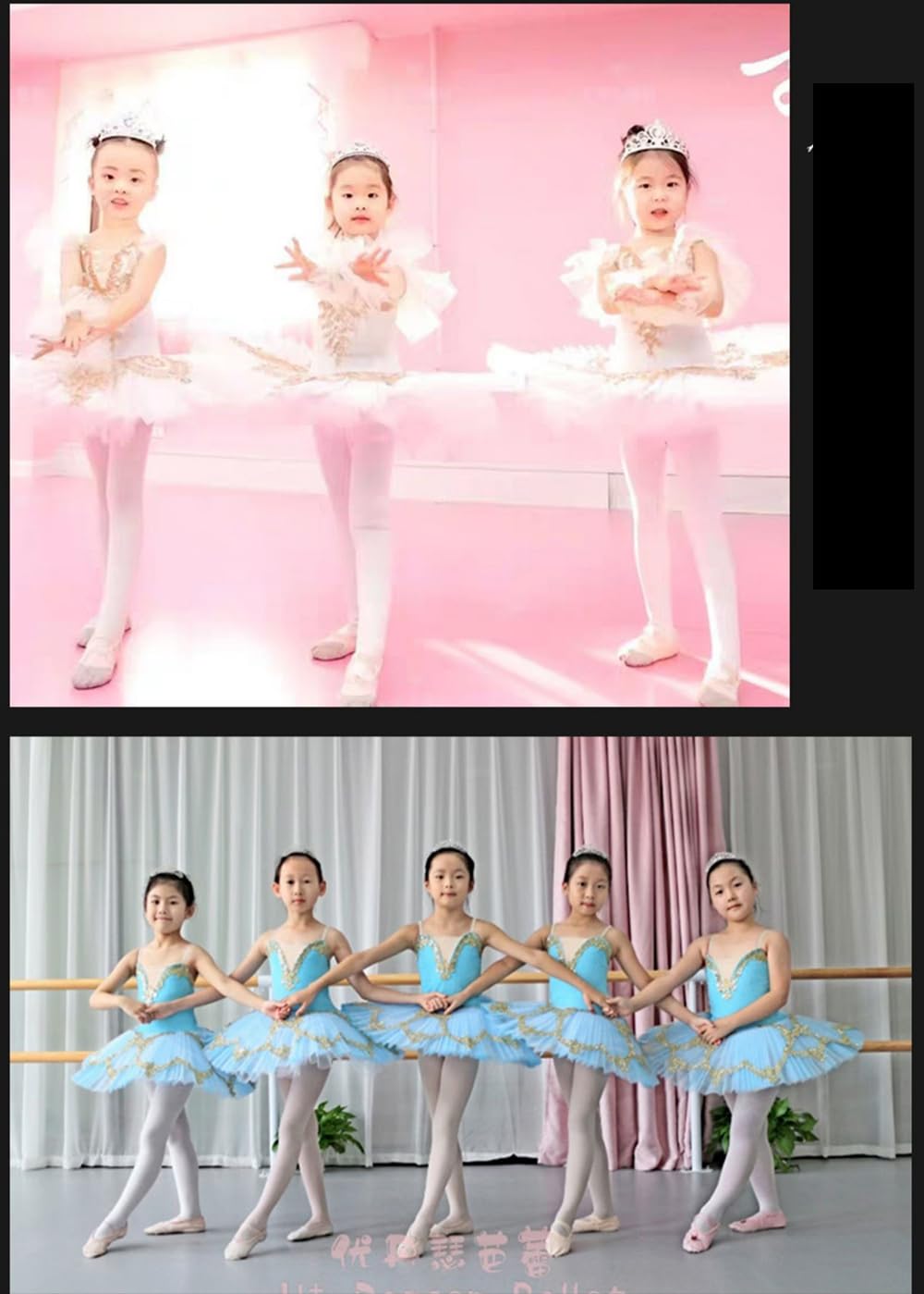 Masif Ballet Tutu Falda Mujer Adulta Ballet Profesional Tutu para Niñas Niños Swan Lake Tutu Bailarina Fiesta Baile Bordado Trajes