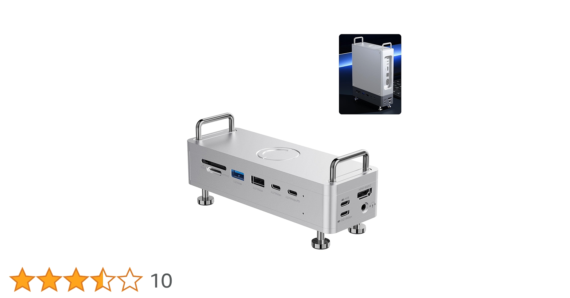 Amazon | Ulanzi QT03 Mac mini M4/M4 Pro 専用 USB-Cハブ & スタンド