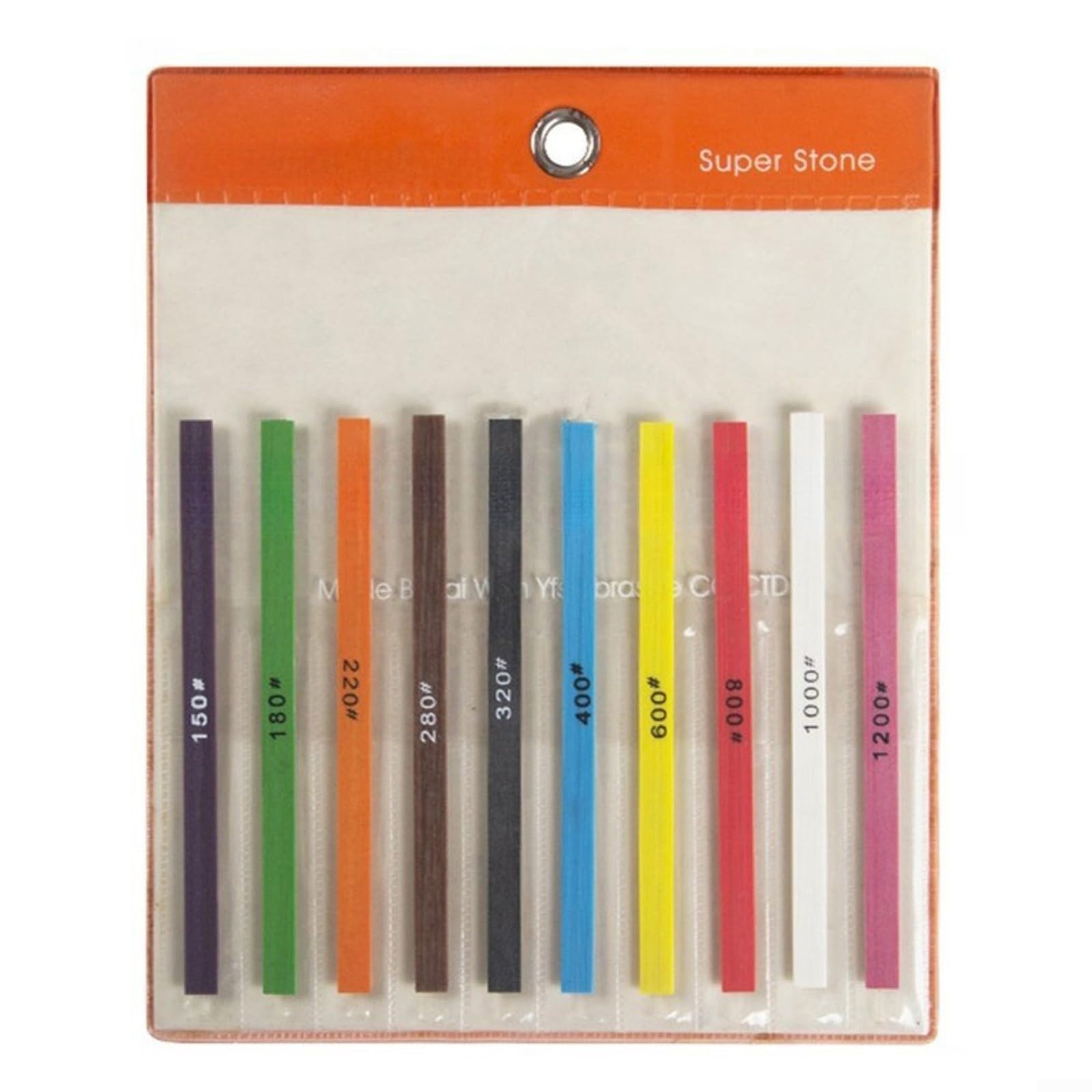 Juego de limas de pulido de precisión ultrafinas, tiras abrasivas de fibra de 1 mm en grano 8 #180-#1200 para molde, joyería, relojería, resistente al calor, para herramientas de portabrocas