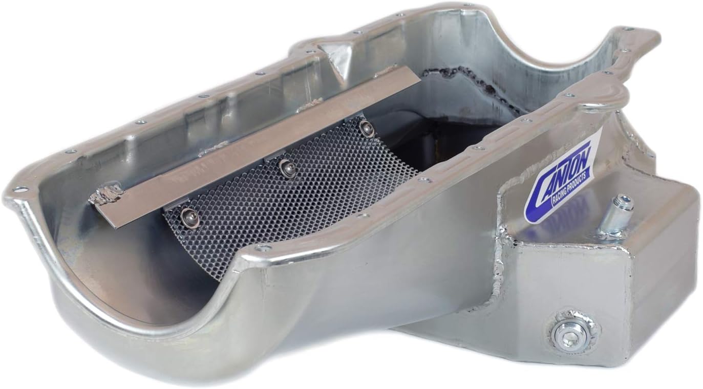 Canton Racing 11-122M Oil Pan (Small Block Chevy 10" Circle Track Long Sump G Body), 1 Pack