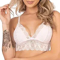 Sutia Antonela Lingerie Sensual Sutiã Sem Bojo com Forro de Algodão Soutien em Renda