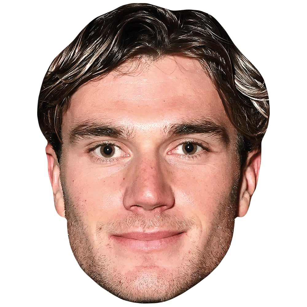 Jack Draper (Stubble) Celebrity Mask, Flat Card Face, Fancy Dress Mask