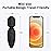 Mini Wand Massager,Small Cordless Handheld Massager with 10 Quiet Vibration Modes, Personal Handheld Rechargeable Massager for Neck Shoulder Back Body [4.35 * 1.18 inches]
