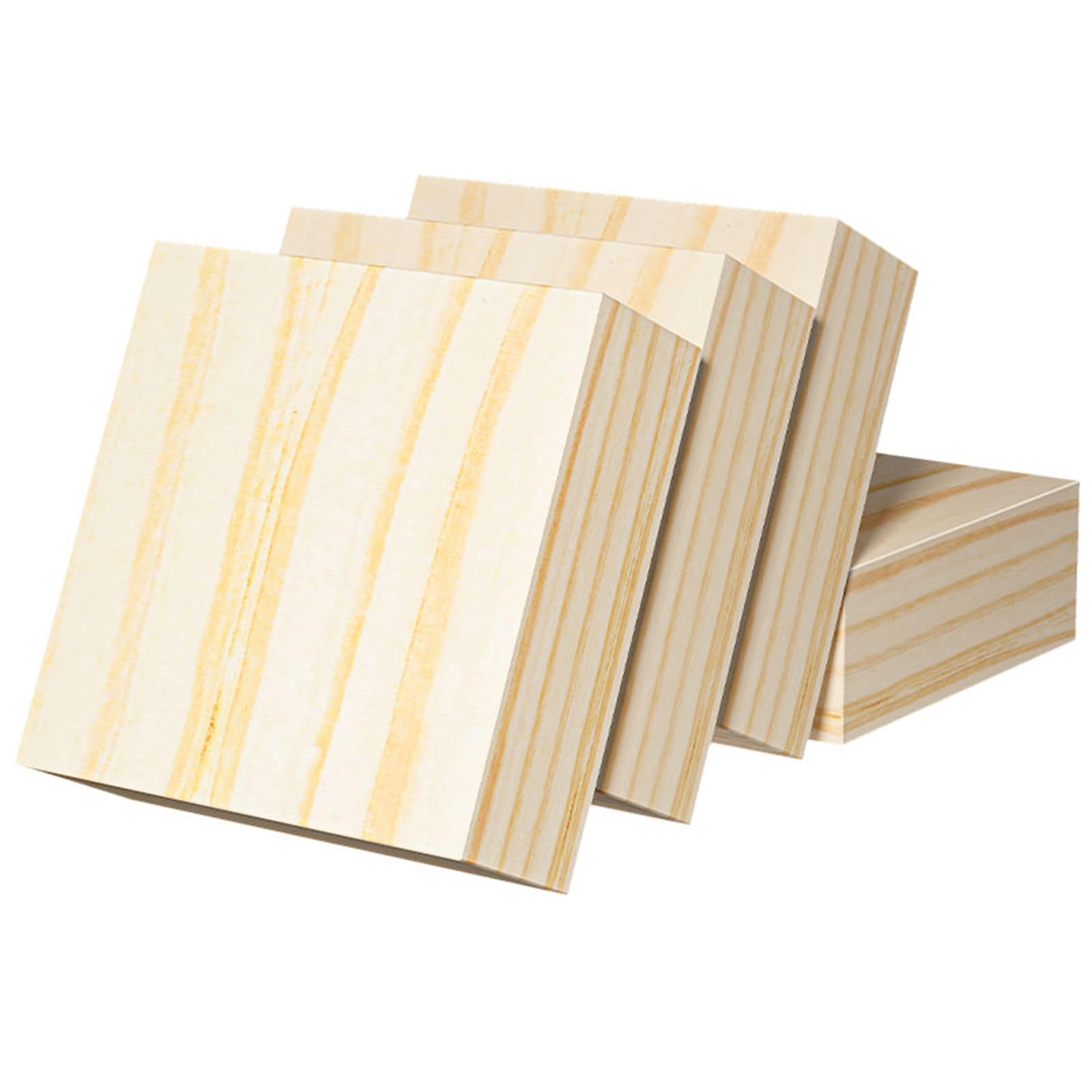 Heavy Duty Wooden Furniture Riser 4 Pcs Wood Risers 500kg Multiple Sizes