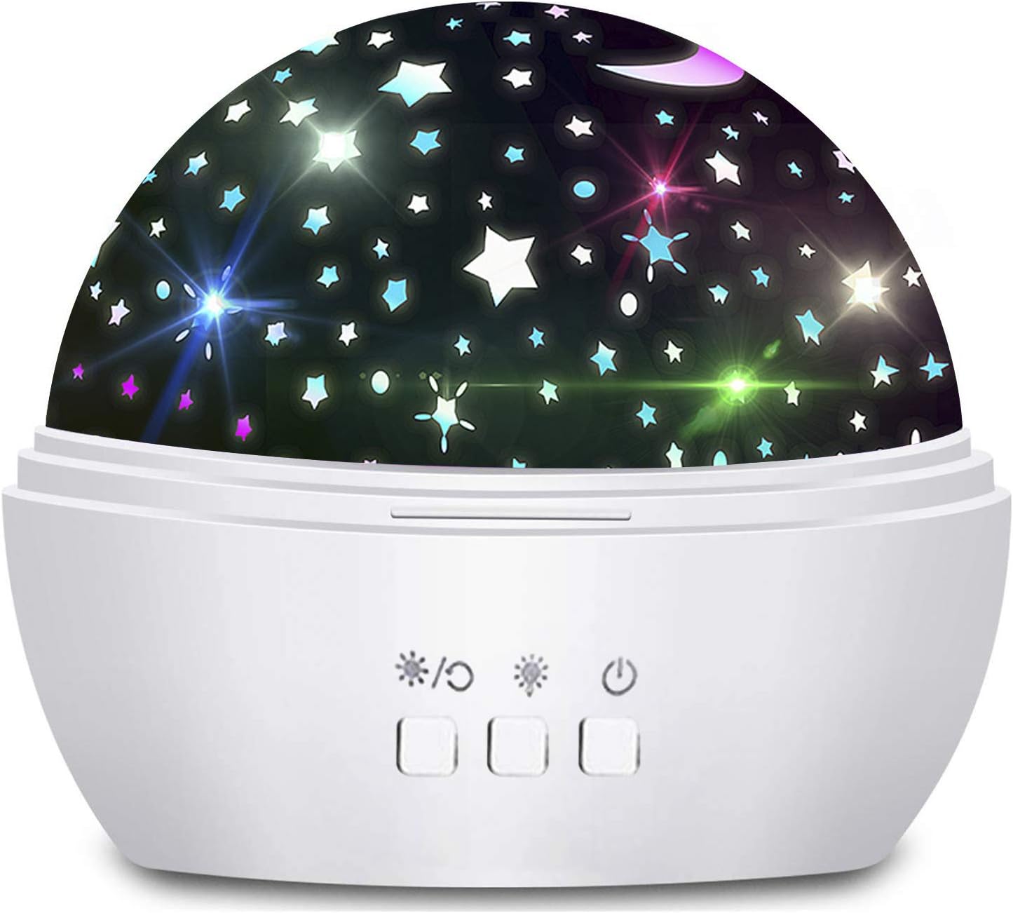 DCAUT Star Projector Night Light for Kids, 360 Degree Rotating Projector Lamp with Ocean World & Starry Theme, 16 Colors Mode, Gifts for 2-12 Year Old Girls Boys for Nursery Bedroom