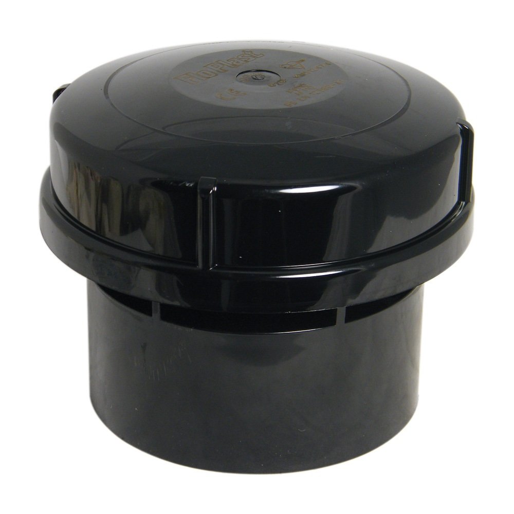 Plumbright Av110 110Mm Solvent Weld Air Admittance Valve 298300 Black 154Mm