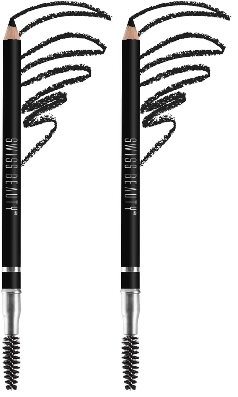 Swiss Beauty Eyebrow Definer Pencil (Deep Brown) (Pack of 2)-image-18