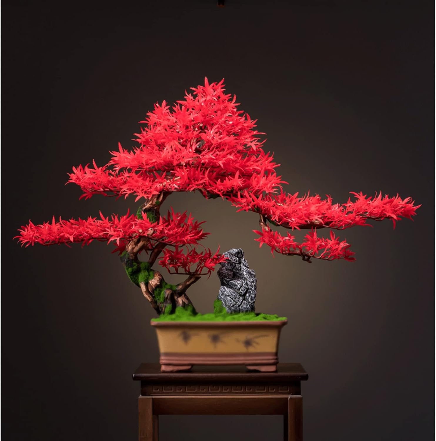 Green Artificial Bonsai Tree Artificial Plants Artificial