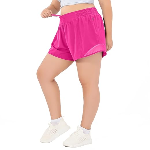 High-Waisted Running Shorts with Liner