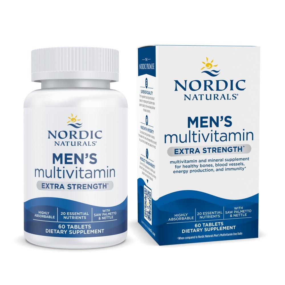 Nordic Naturals Men's Multivitamin Extra Strength - 60 Tablets