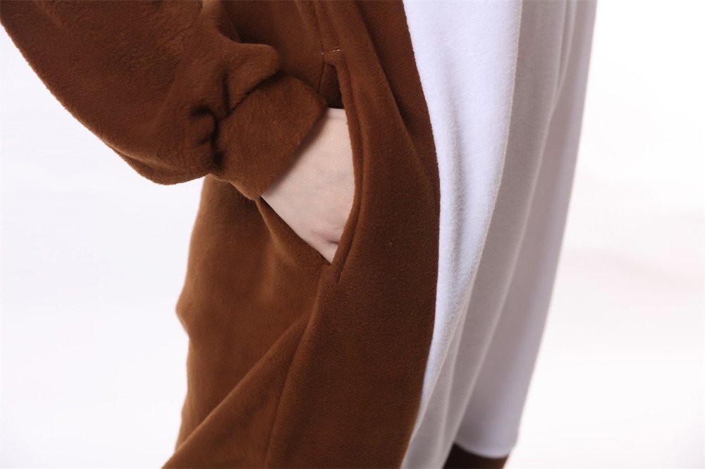 PENGMAI Bear Onesie Costumes Pajamas Women Men Animal Cosplay One Piece Halloween Xmas Homewear