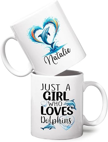 Miniatura 8 de Taza de café personalizada con panda rojo, taza con texto en inglés "Just A Girl Who Loves Red Pandas", regalo para mujeres, taza de cerámica de