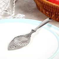 Vista 2 de Cucharas de absenta, Cuchara de absenta de acero inoxidable, Utensilios de cóctel Cuchara de azúcar amarga, Cuchara de ajenjo gotero de plata