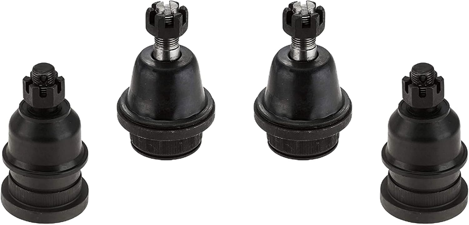 PartsW - 4 Pc Front Upper & Lower Ball Joints Suspension Kit Driver Lh Passenger Rh