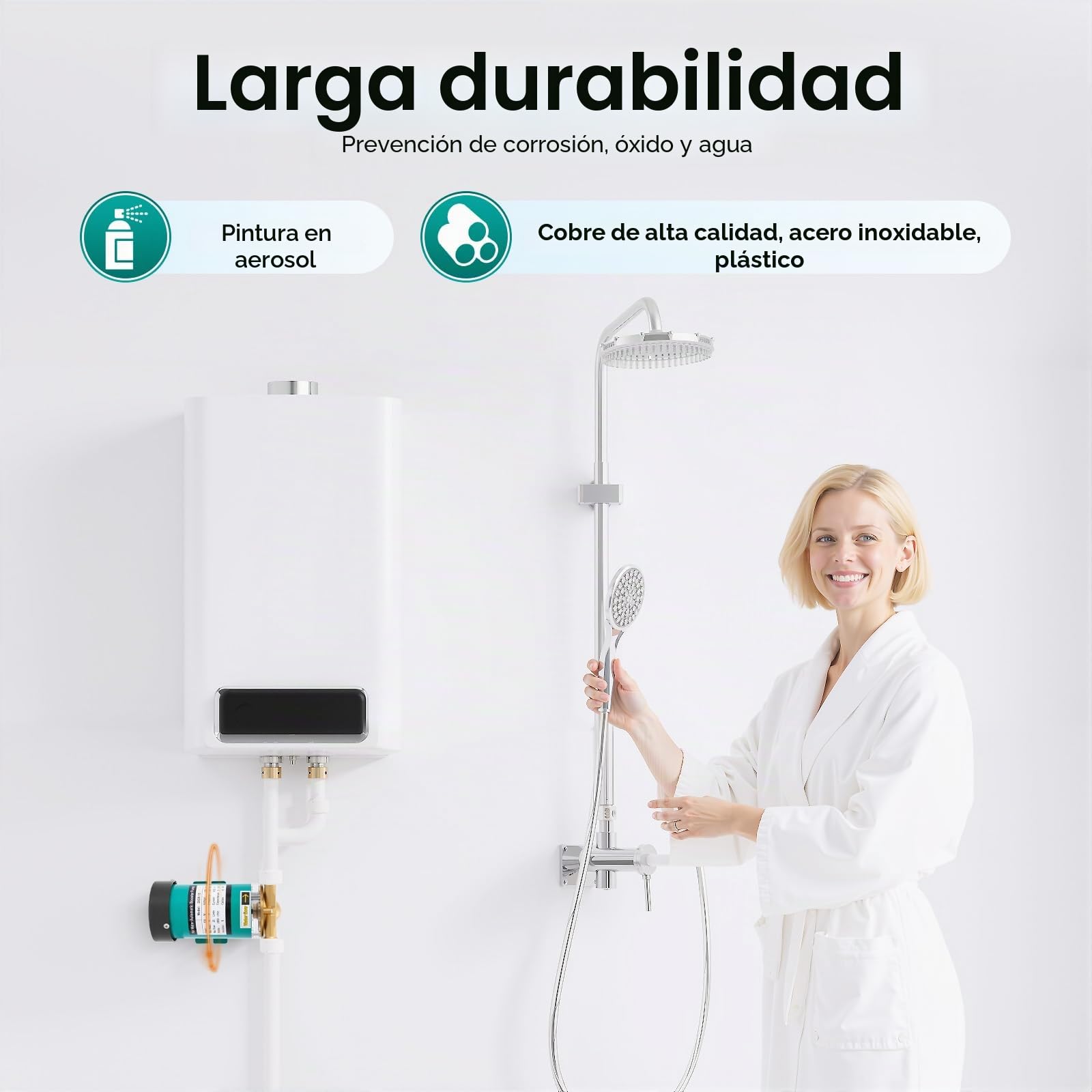 Bomba De Elevación De Presión Automática De Agua Caliente Para Fuentes, Lagos, Estanques Y Barriles De Lluvia, 230 V, 120 W, 25 L/Min, Negro