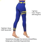 Yvette Workout Leggings for Women, High Waist Buttery Soft Non See-Through Workout Running Tights