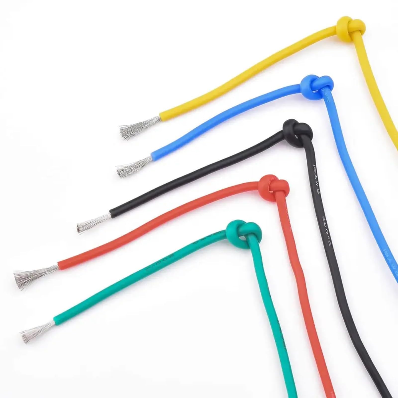 18-28AWG Cavi in silicone Flessibile Cable(Red; 5m; 26 AWG)