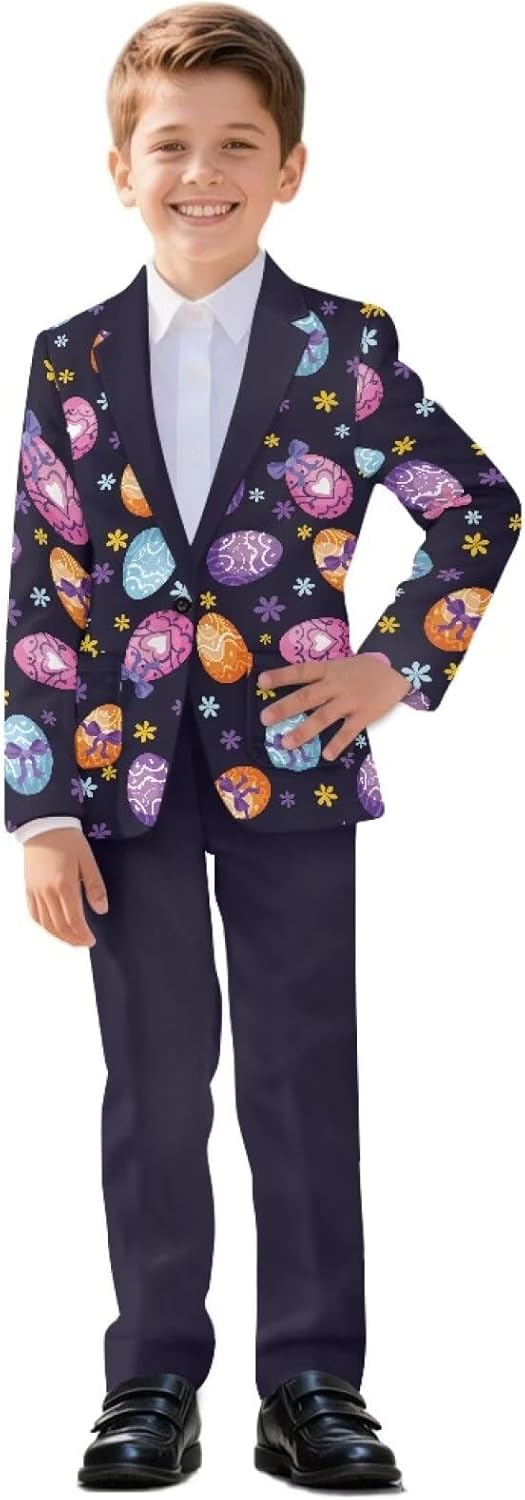 Blazer for Boys Lightweight Suit Jacket for Boys Suit Sport Coat for Kids Formal Blazer