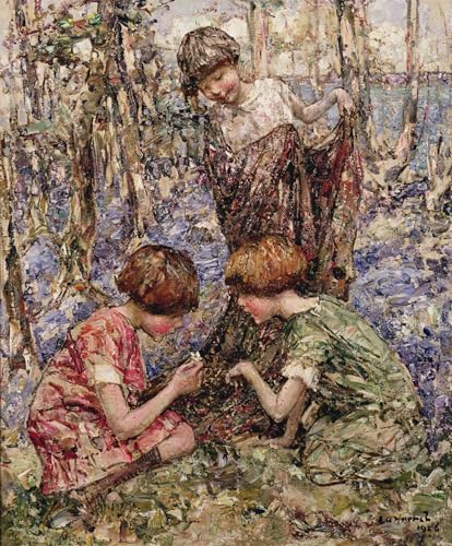 Tableaux Graffiti Art Mural d'Edward Atkinson Hornel Impression Moderne Haute Définition 60x90