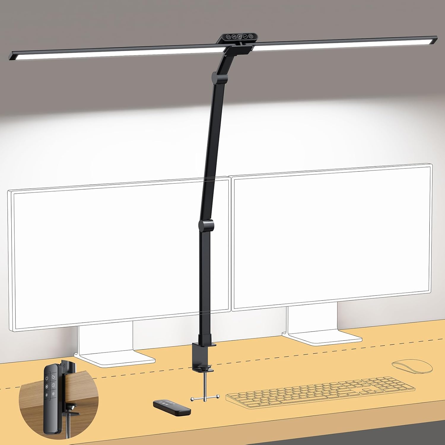 TROND LED Desk Lamp with Clamp just $26.98 at Amazon