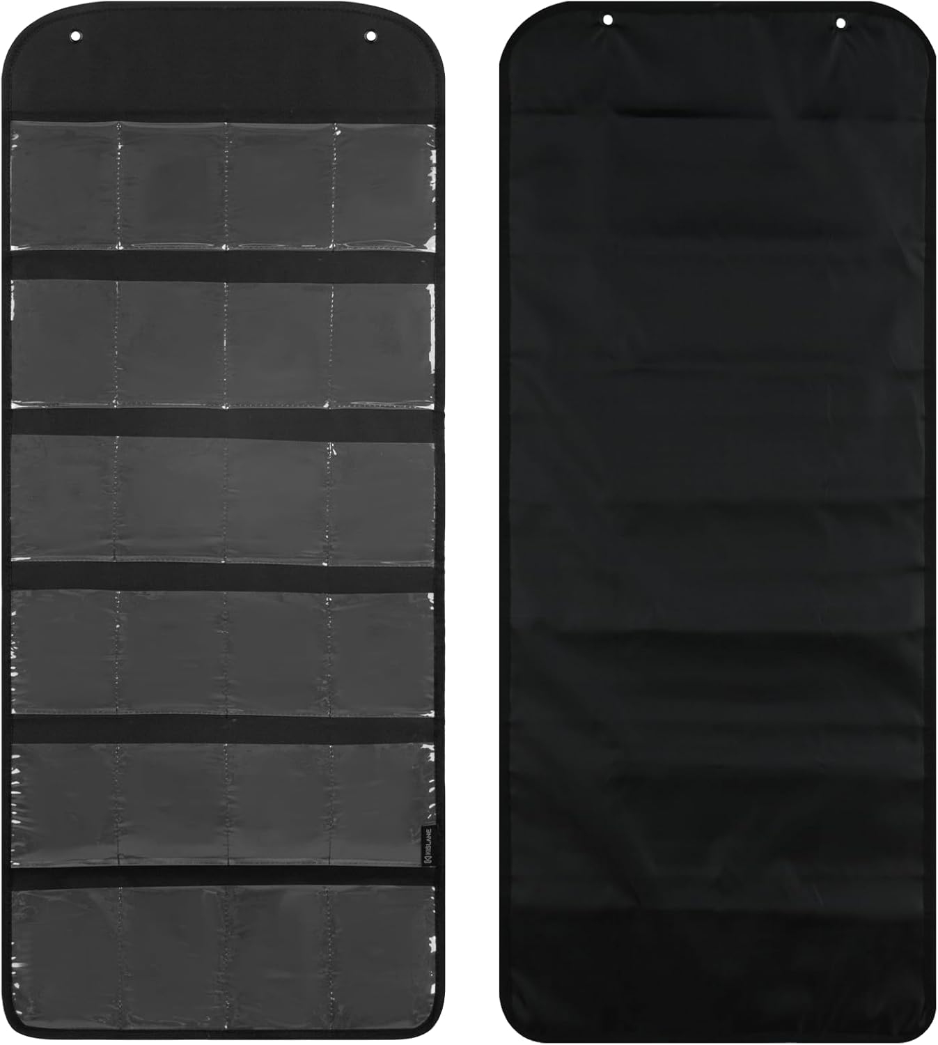 [2 Pack] PSA Trading Card Display Case, 48 Slots Holder for PSA-Graded Cards, Perfect for Display Trading Cards, Baseball, Football, and Basketball Sports Cards PSA Card Storage (Black-2 Pack)