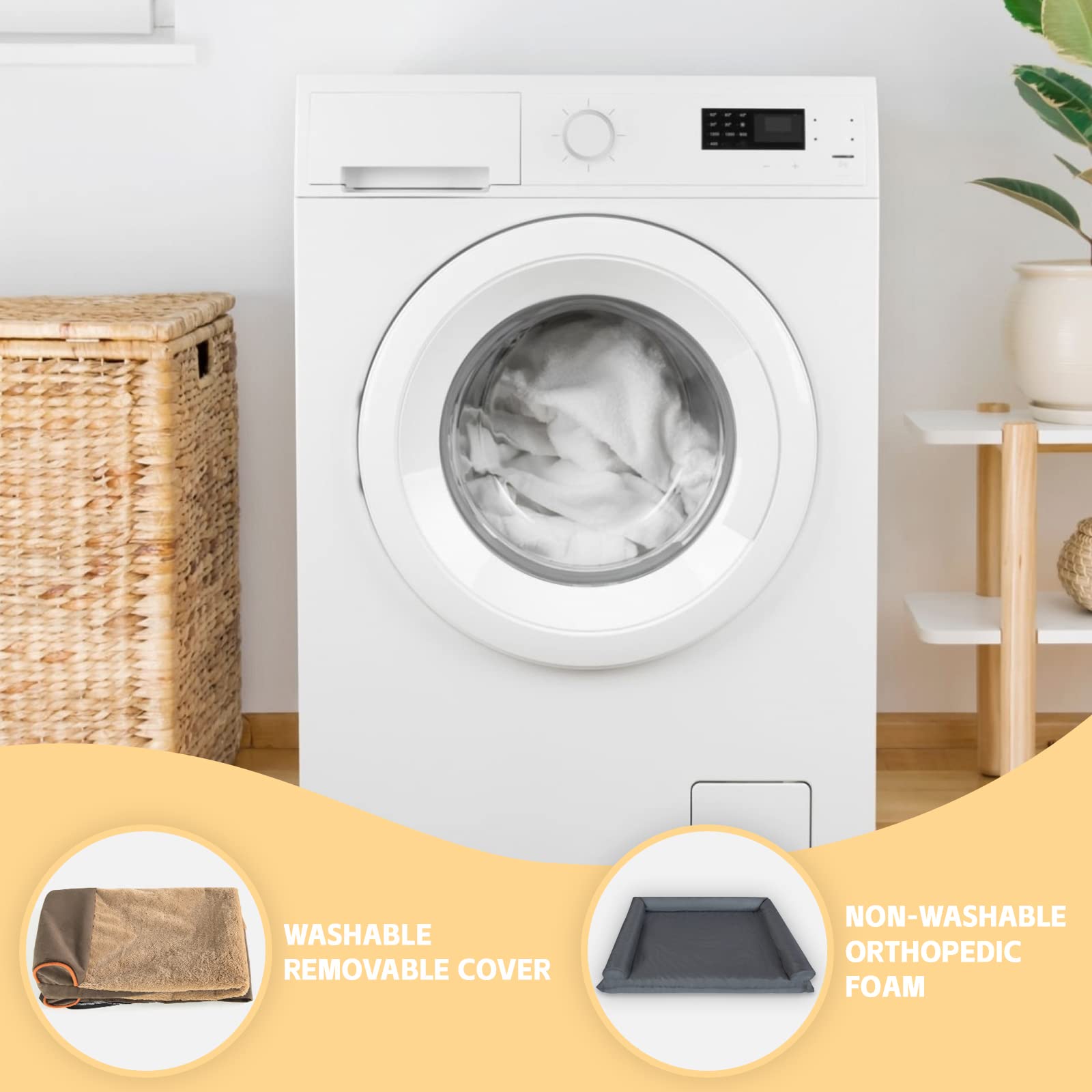 Lazy Lush XL Hundebett – Orthopädisches Sofabett Für Große Hunde, Wasserdicht, Mit Memory-Schaum, Bis 106x76 Cm