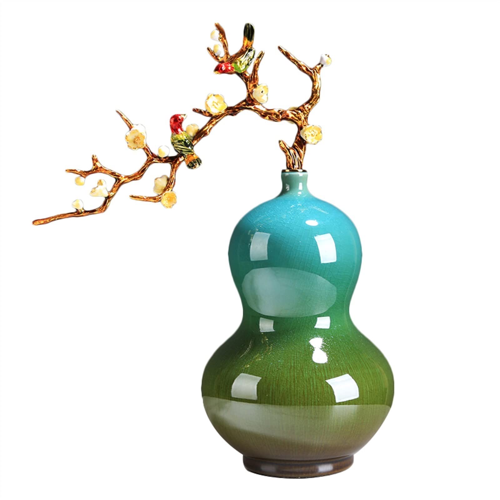 LDFVNYQ Desktop decorations Tabletop Statue Ornament Malang Colour Gourd Ceramic Sculpture Decoration Home Decorative Cabinet Ornaments Living Room Bedroom Study Office Desktop Ornaments