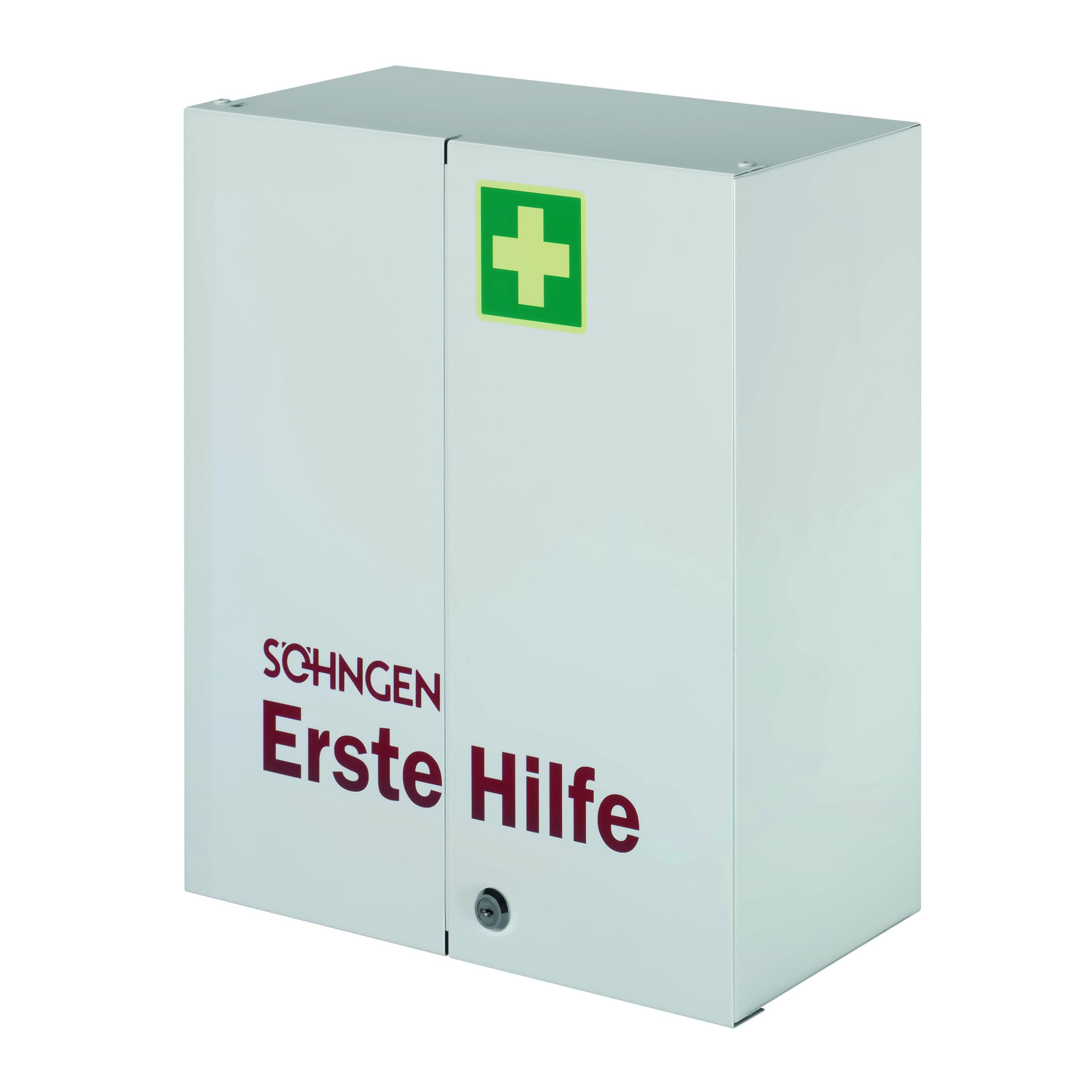5001004 Verbandschrank Rom, weiß, Stahlblech, ASR A4.3/DIN 13169 aus Stahl