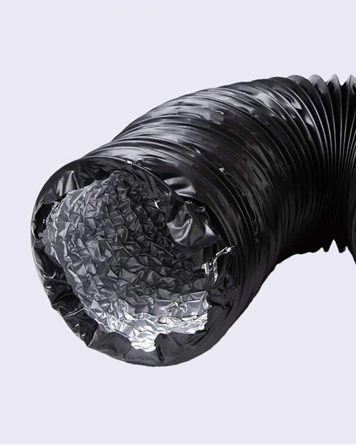 Dryer Vent Hose Flexible Dryer Ducting Tube Air Duct 20 23 26 33ft, Dryer Vent Hose for Tight Space, Cloth Dryer Exhaust Tail Pipe Through Wall(8m(315"/26ft),100mm(4"))